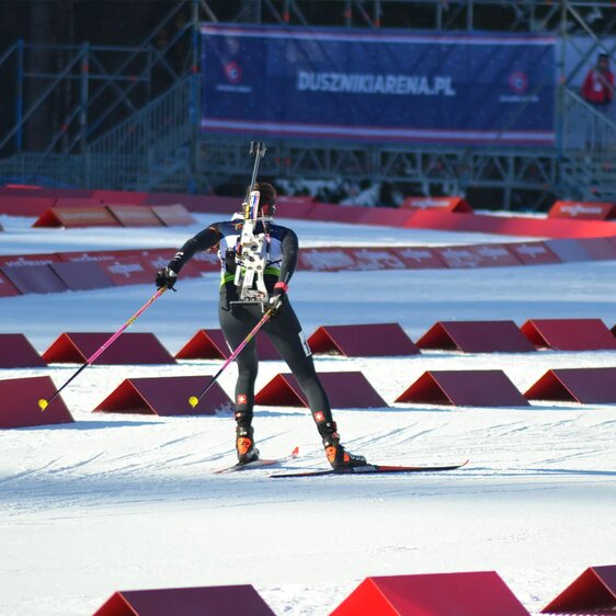 Die Bündnerin Aita Gasparin gehört seit 2011 zum Schweizer Biathlon-Nationalkader.