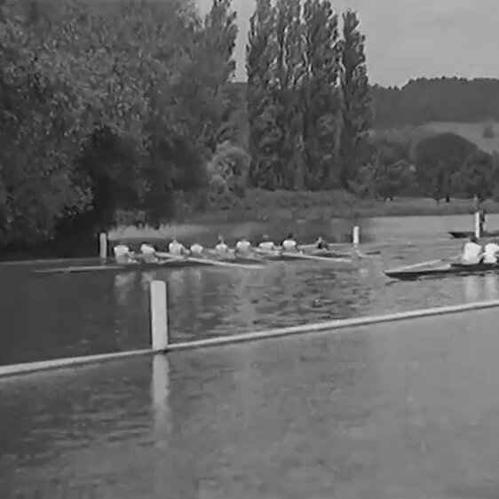 Die Entscheidung im Achter an der Henley Royal Regatta 1936: Der FCZ gegen den britischen Leander Club.