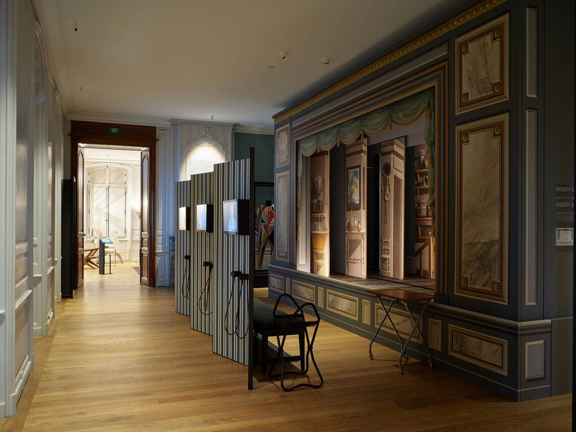 Un théâtre au Château - Décors de théâtre du château d’Hauteville | © © Musée national suisse