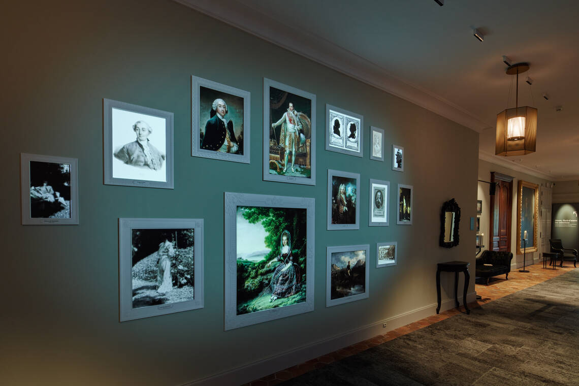 Scénographie de la Galérie des portraits | © ©Musée national suisse