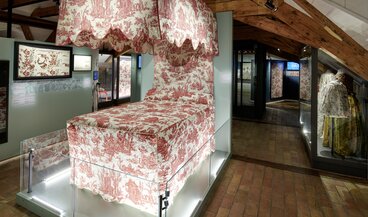 Scénographie de l'exposition permanente Indiennes. Un tissu à la conquête du monde | © (c) Musée national suisse