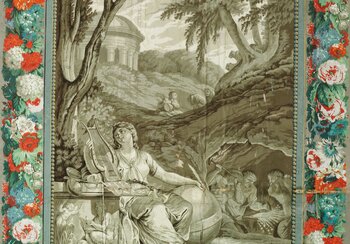 Détail du décor des Métamorphoses, représentant Orphée et la muse de la musique | © ©Musée national suisse