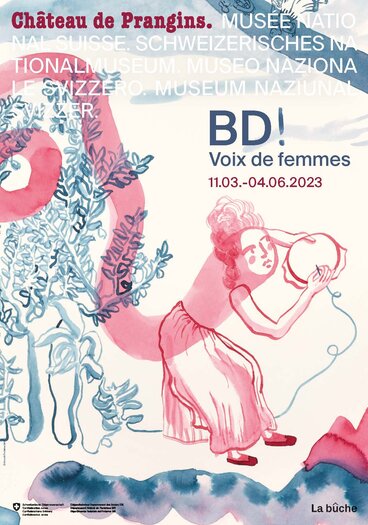 Affiche de l'exposition BD! Voix de femmes | © ©Musée national suisse