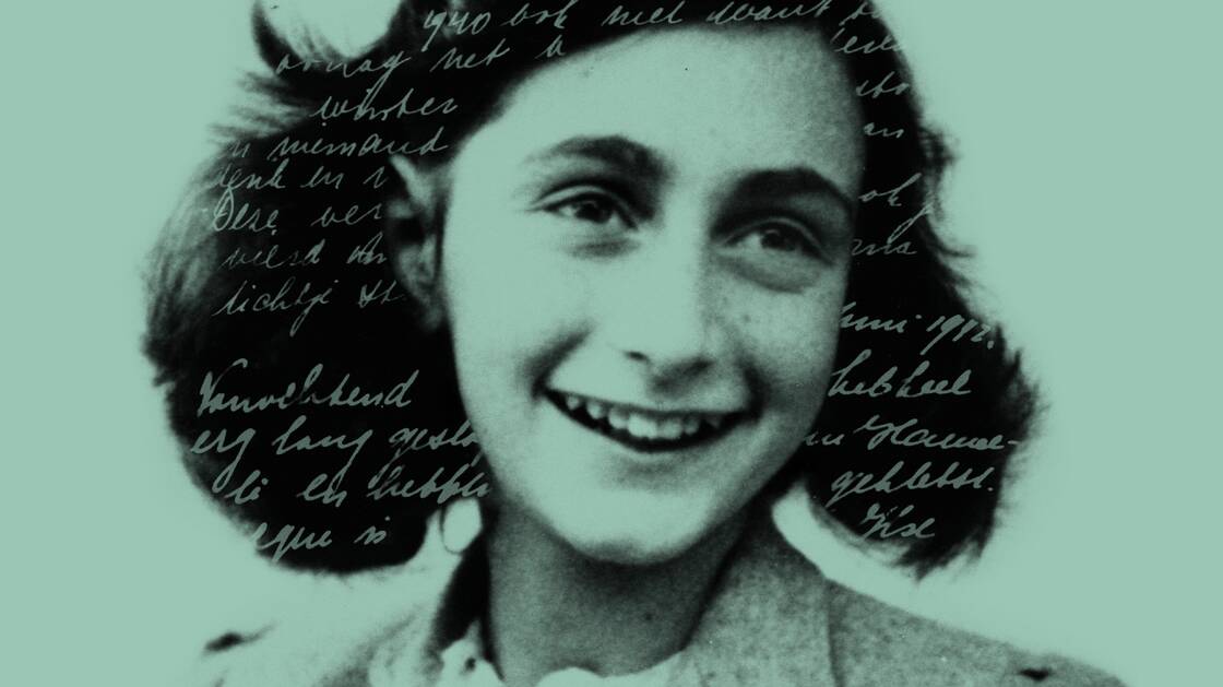 Key visual of the exhibition "Anne Frank and Switzerland