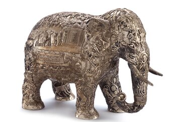 Elefantenstatuette | © Musée d’ethnographie de Genève (photo J. Watts)