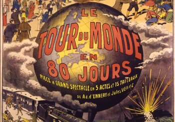 Plakat des Théâtre du Châtelet | © Bibliothèque Municipale de Nantes, Fonds Jules Verne (photo F. Pellois)