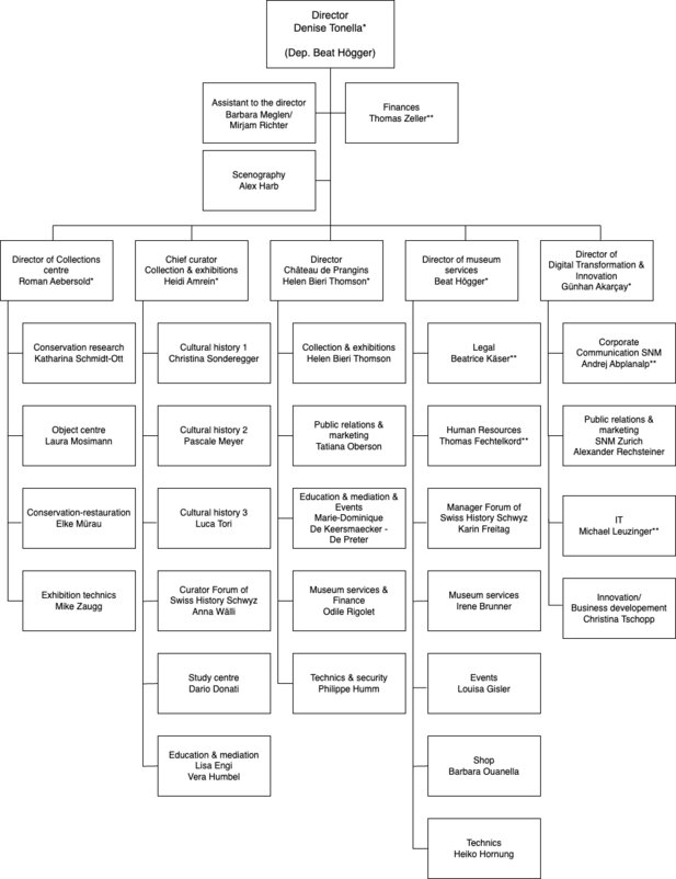 Museum Organizational Chart