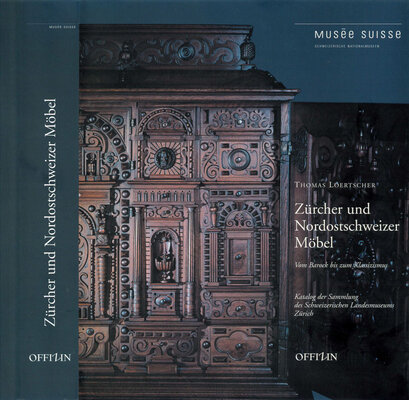Titelseite der Publikation "Zürcher und Nordostschweizer Möbel"