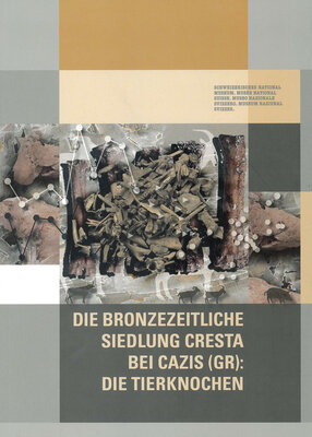 Frontespizio della pubblicazione "L'insediamento dell'età del bronzo di Cresta