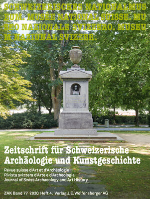 Page de couverture de la Revue suisse d'archéologie et d'histoire de l'art ZAK 4-2020