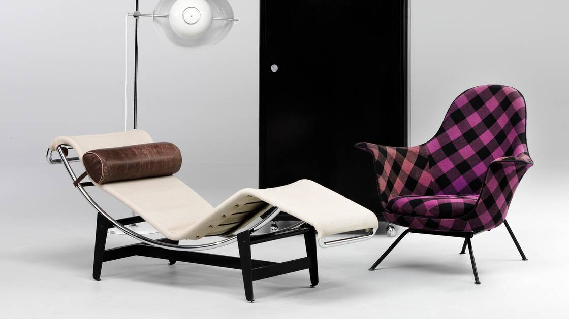 Group of furniture from different designers