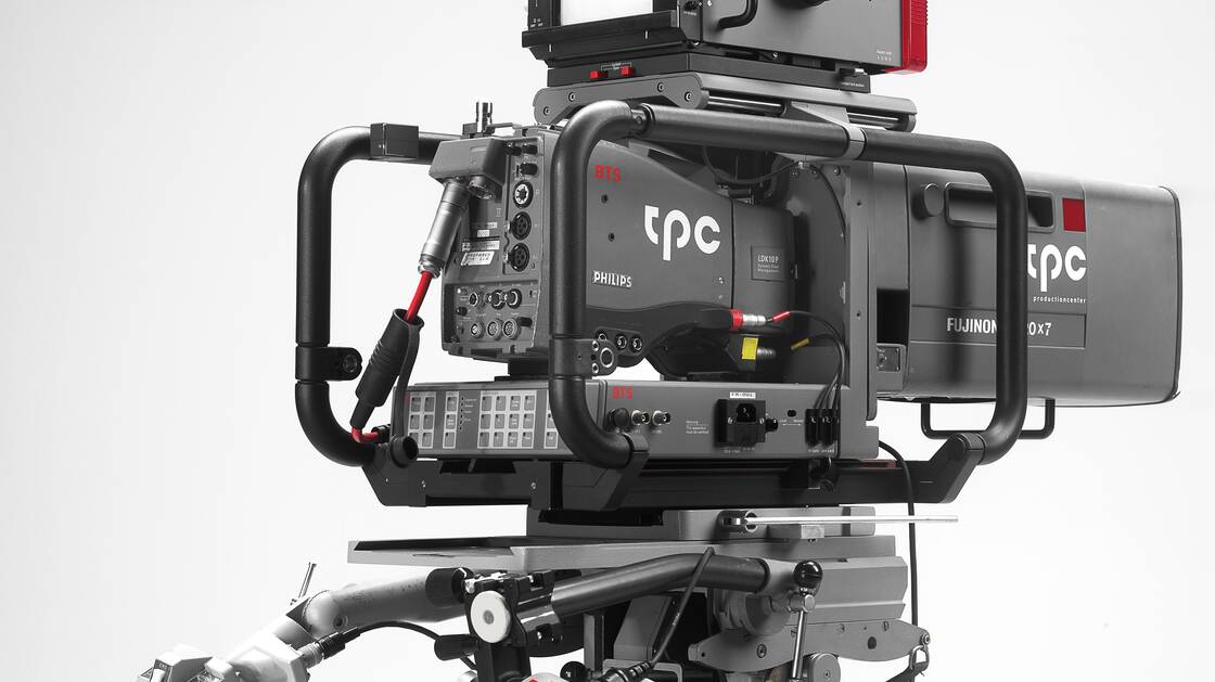 Fernsehkamera. Typ BTS LDK 10 P, CCD von Philipps entwickelt. 1995-2011.