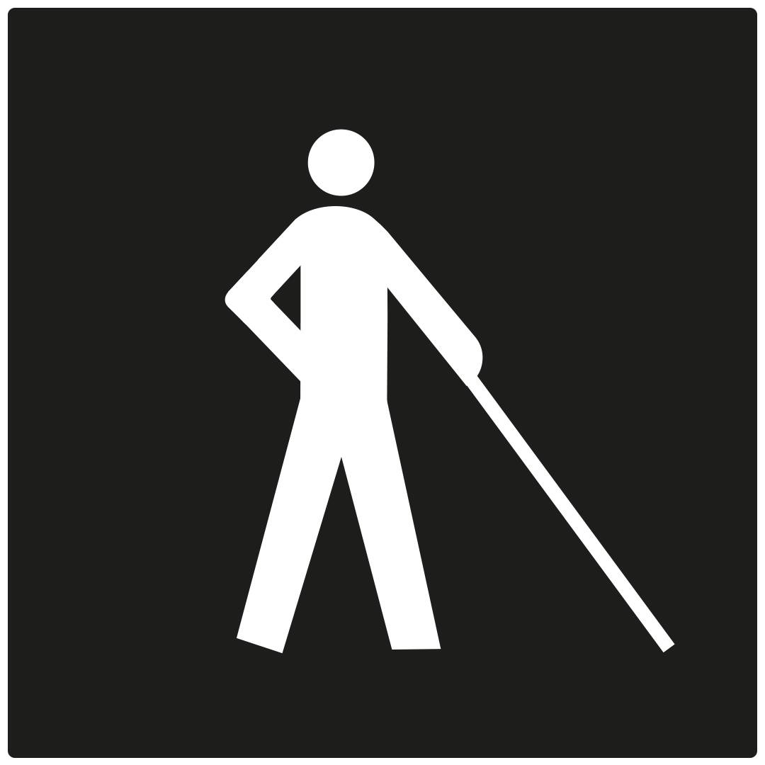 Symbol for people with a visual impairment
